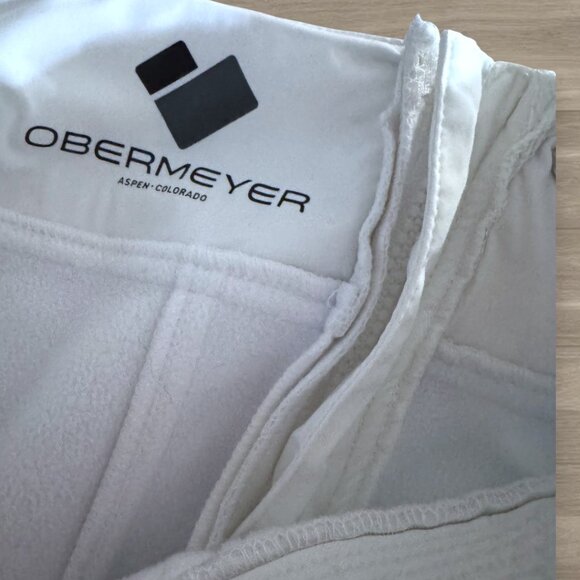 Obermeyer Jinks ITB Softshell Ski Pants Womens 8 White Snow Winter Stretch 15060 - Picture 9 of 10